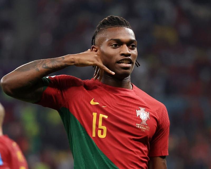 Rafael Leao is a professional footballer from Portugal. He plays as a forward for the Serie A team AC Milan and the Portugal national team. Rafal Alexandre da Conceicao Leao is his full name; he was born on June 10, 1999.