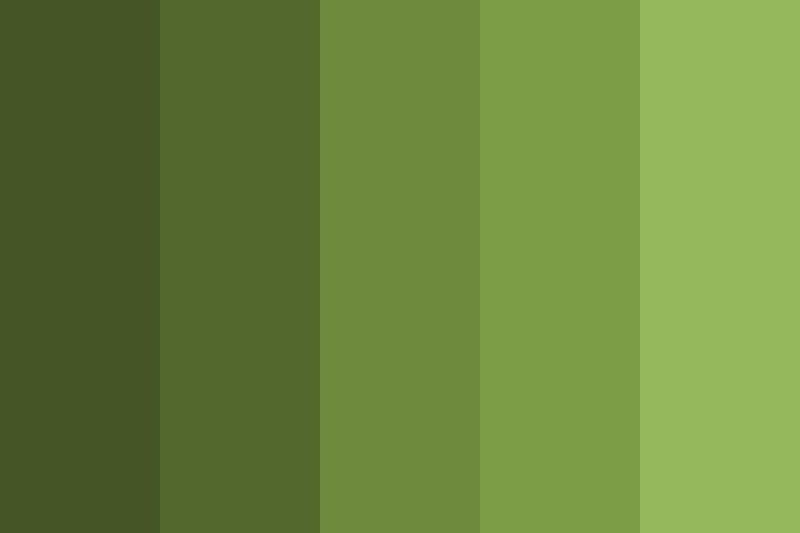 Two different shades of green are olive green and lemon green. Lemon green is associated with spring and new growth, whereas olive green is associated with military uniforms and camouflage. Lemon green is a bright, cheerful shade of green with a warm, yellow undertone, whereas olive green is a darker, muted green with a hint of brown or grey.